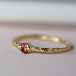 14K Gold Ring set with Tourmaline