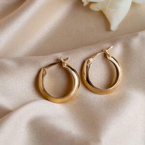 עגילי ציפוי זהב