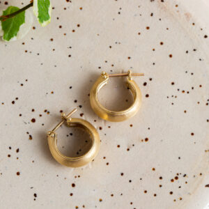 עגילי ציפוי זהב