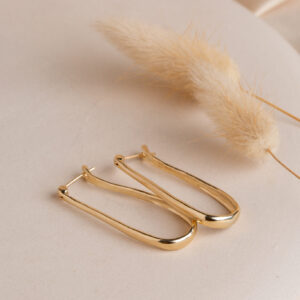 עגילי ציפוי זהב