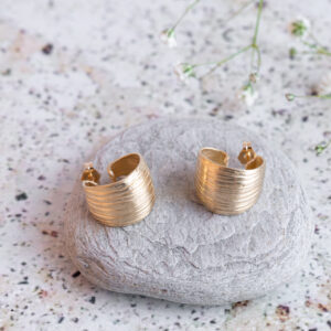 עגילי ציפוי זהב