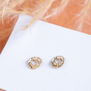 עגילי ציפוי זהב