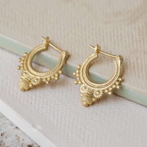 עגילי ציפוי זהב