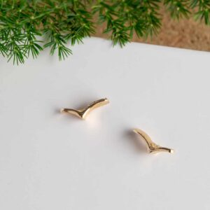 עגילי ציפוי זהב